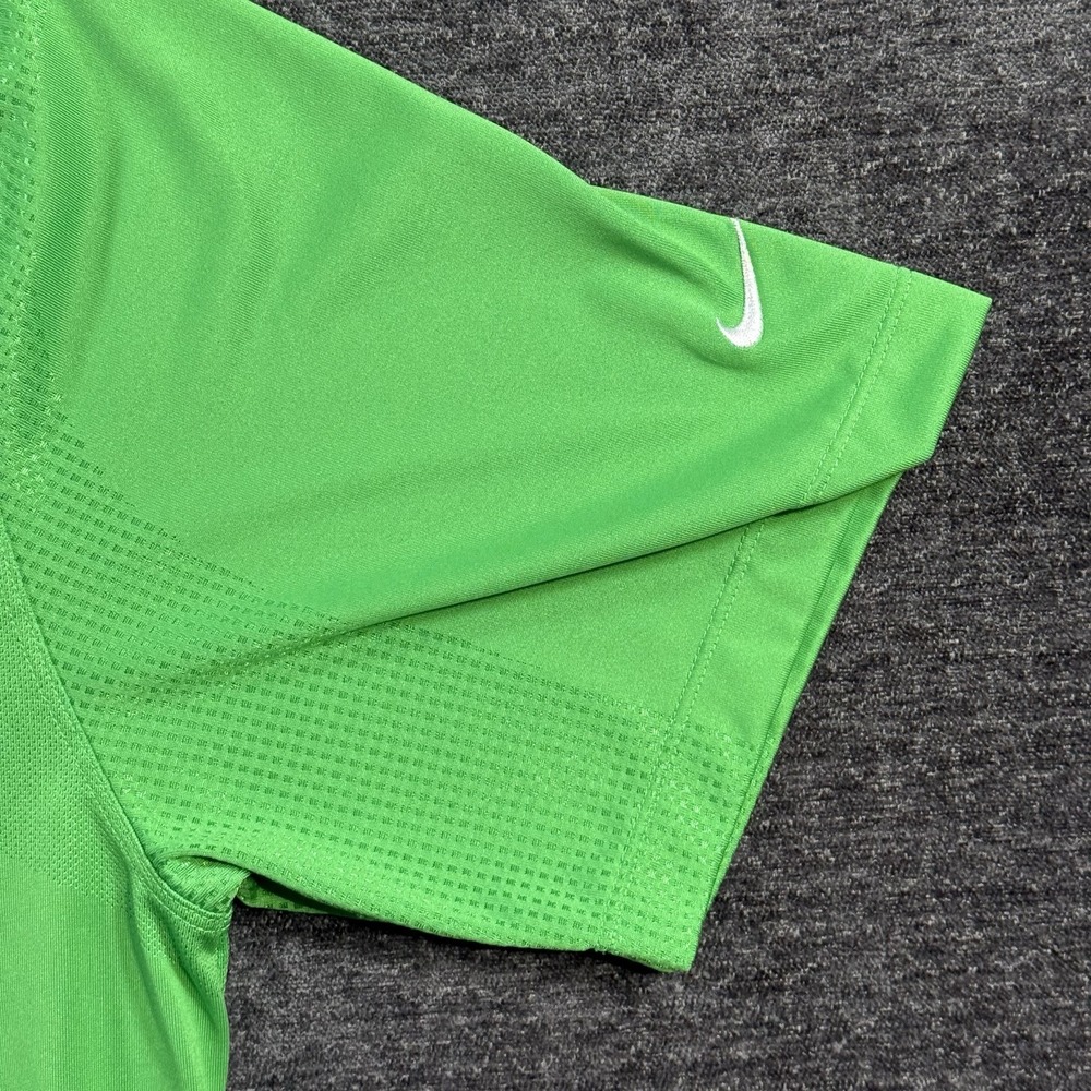Nike Golf Dri-Fit Mens Polo Shirt Green Performance Stretch 400769-376 L - Picture 9 of 11